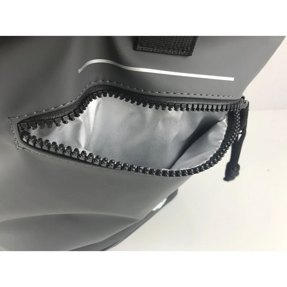 DSM Firmemich Roll Top Backpack Dark Gray Water Resistant Laptop Bag‎ NWT